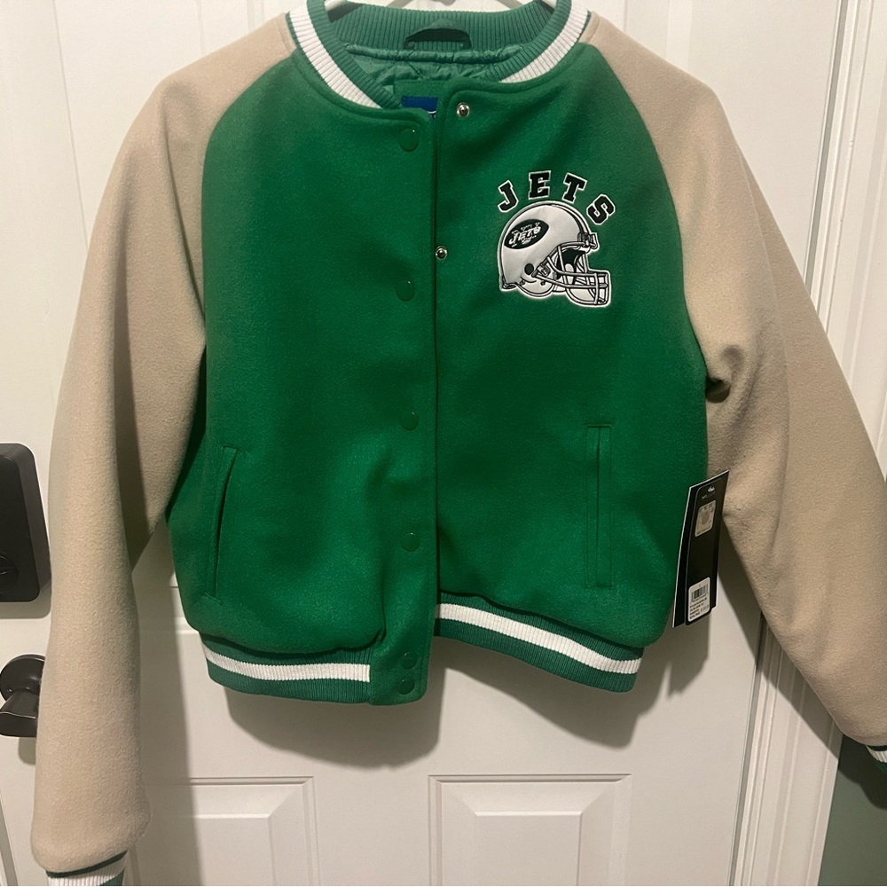 NFL New York jets  Quilted bomber Jacket